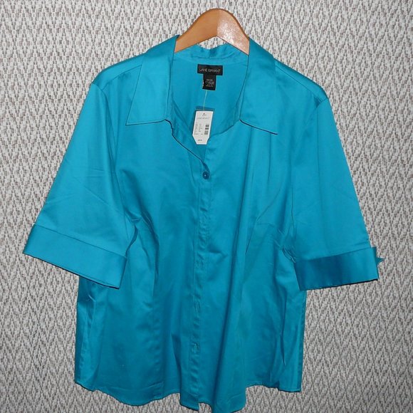 Lane Bryant Tops Lane Bryant Button Down Shirt 2224 Nwt Poshmark